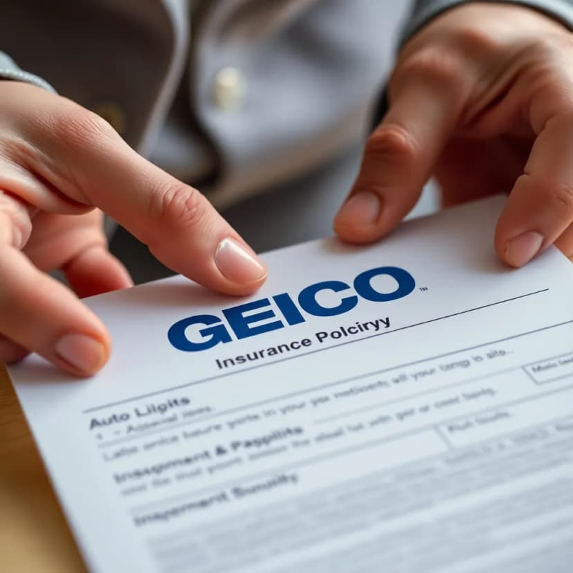 Auto insurance policy document
